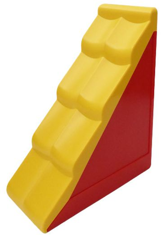 Lego Duplo Item Shingled Roof 1x2 yellow 