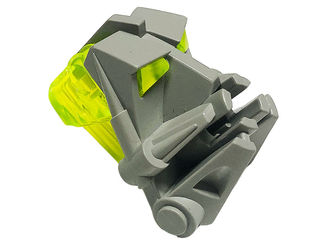 2 Bionicle Head Connector Block 3 x 4 x 1 2/3 32553 LIGHT GRAY LEGO Parts~ 