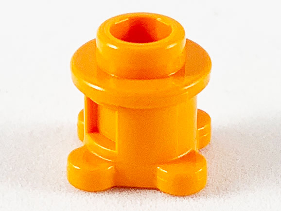 Parts & Pieces 10 x Lego Transparent orange Nose cone small 1x1-4567338 