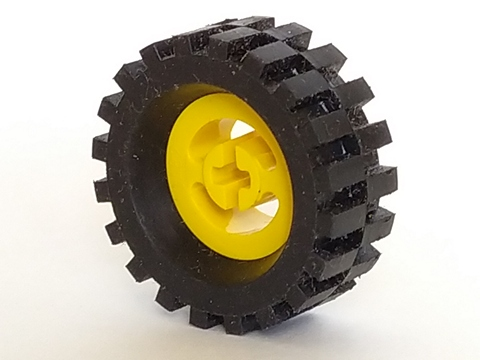 Wheel Split Axle hole 3482 Choose Quantity x2 x4 & Color Lego 