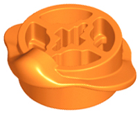 1x New Genuine Orange Lego Technic Changeover Rotary Catch part 35188
