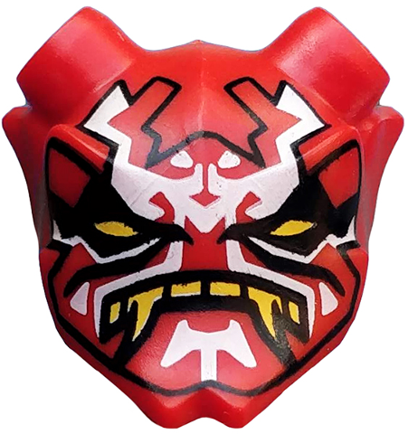 Oni Masks Vengeance & Hatred Minifig LEGO Headgear Ninjago 