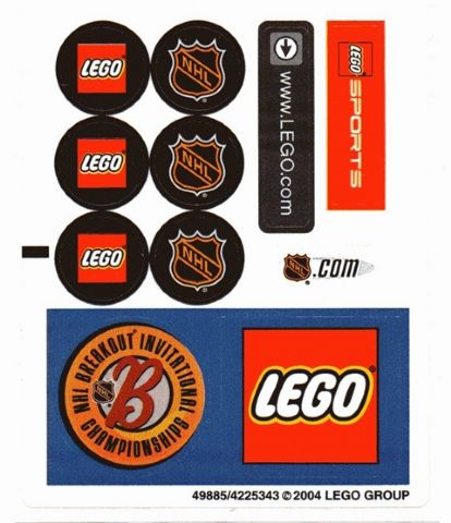 LEGO PART STICKER SET FOR 3579