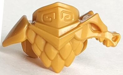 Lego 20 New Pearl Gold Minifigure Armor Breastplate Shoulder Pads Front Stud