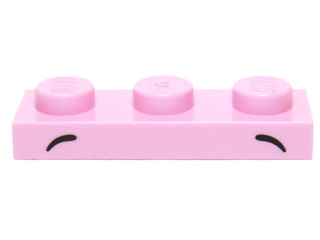 Lego® 39613, 6254513 plate heart shape 3x3 dark pink