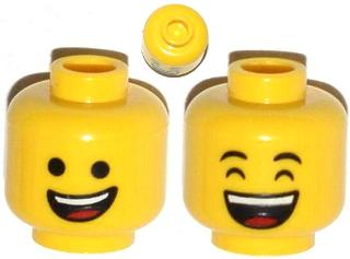 Bricklink Part 3626cpb1058 Lego Minifigure Head Dual - 