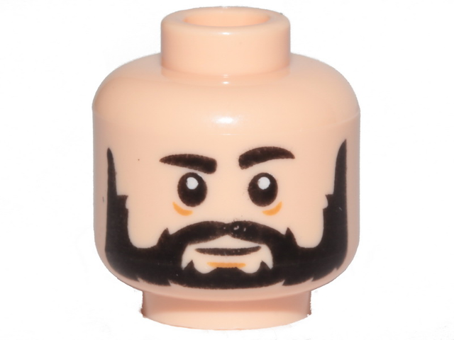 Lego ® Beard Moustache Accessory For figure 15501 Beard Mustache Dark Grey NEW 