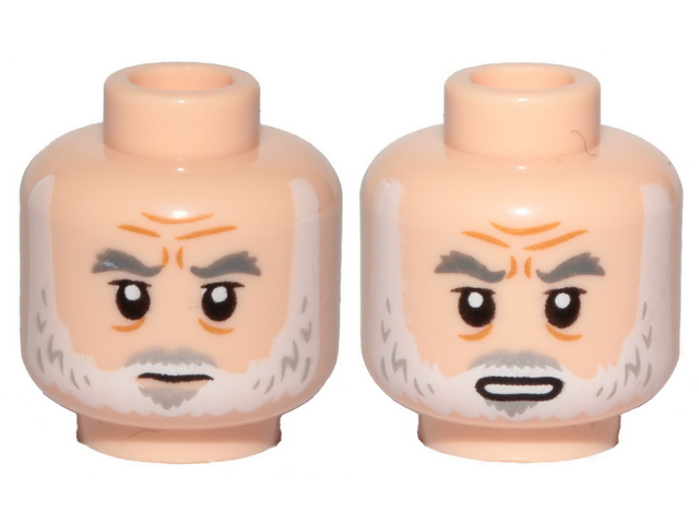 lego old man head