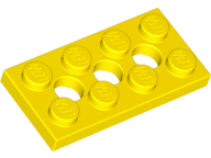 2007 Lego Plate Slash 3x6 Dark Beige 2 Piece