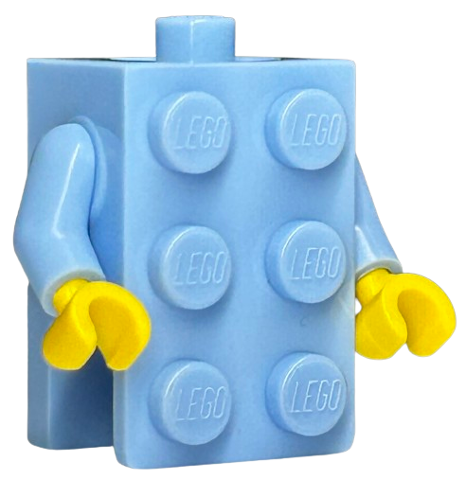 Lego Child Blue Brick Costume