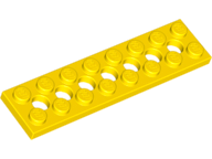 Missing Lego Brick 3738 Yellow x 4 Technic Plate 2 x 8 with Holes 
