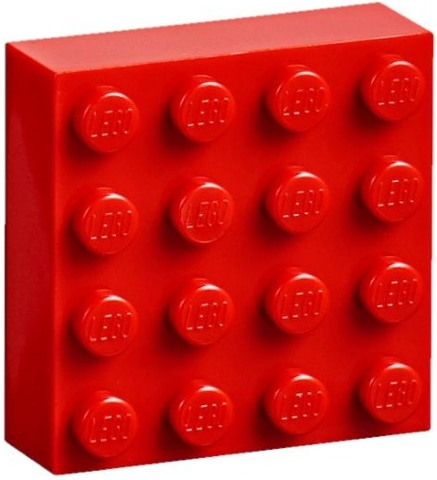 Magnet Brick, Modified x 4 Sealed Base : Part BrickLink