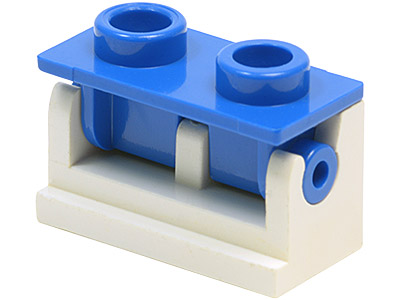Transición Propuesta usted está Hinge Brick 1 x 2 with Blue Top Plate (3937 / 3938) : Part 3937c03 |  BrickLink