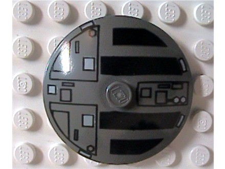 4X Lego® 3960 runde Platte Schüssel Dish 4X4 Dunkelblau Dark Blue NEU 
