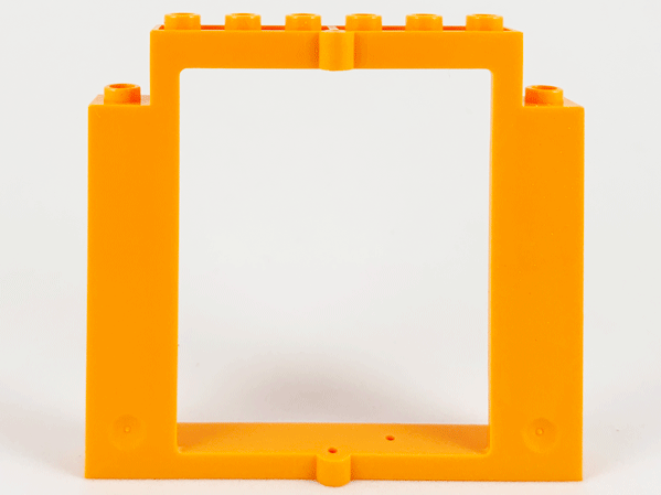 Lego Orange with Stone Pattern and Clips GMT85 2 x Door Frame 40242
