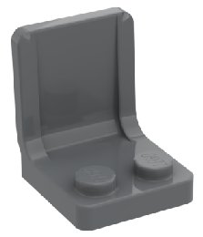 Bricklink Part 4079 Lego Minifigure Utensil Seat Chair