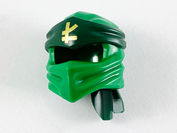 Lego New Green Minifigure Headgear Ninjago Wrap Energy Effect Ninja Piece 