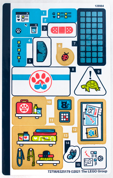 Ⓜ︎プロフ必読 Sticker Sheet for Set 41446 - (72756/6325179) : Part