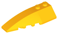 LEGO 10 x Flügel Keilstein links gelb Yellow Wedge 6x2 Inverted Left 41765 