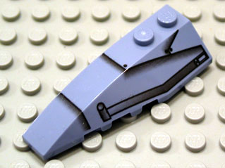 Bug Wedge sår BrickLink - Part 41748pb003 : LEGO Wedge 6 x 2 Left with SW Speeder Pattern  [Wedge, Decorated] - BrickLink Reference Catalog