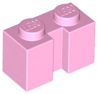 5 x Lego brown profile bricks single groove size 1x2 Parts & Pieces – 4656783 