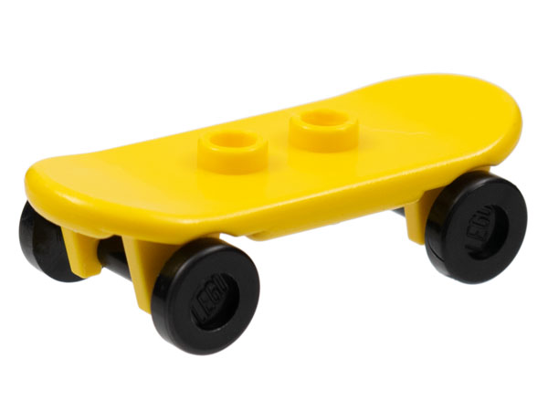 1x Lego Blue Skateboard Wheels Black figures 42511 2496 42511c01