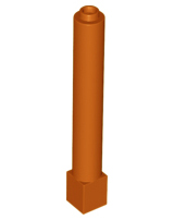 LEGO 43888 Reddish Brown Support 1 x 1 x 6 Solid Pillar 