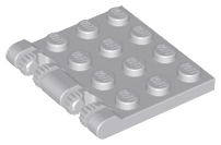 Details about   LEGO® Dark Gray Hinge Plate 3 x 4 Locking Dual 2 Finger Design ID 44570