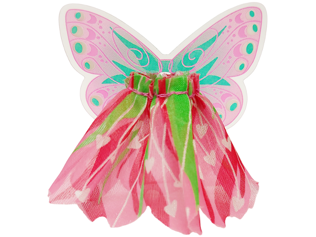 Belville, Clothes Fairy Skirt - Heart Pattern with Butterfly Wings
