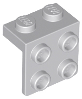 Lego 4x Bracket support haut 90° 1x2-2x2 blanc/white 44728 NEUF 