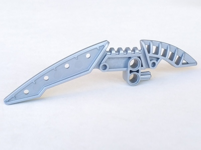 Missing Lego Brick 44813 x 2 PearLtGray Technic Bionicle Weapon Double Blade