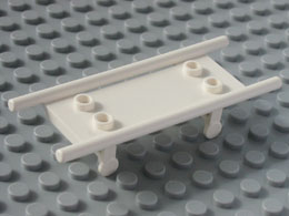 FREE P&P! LEGO 4714c01 Minifigure Utensil Stretcher With 2 Wheels Complete 