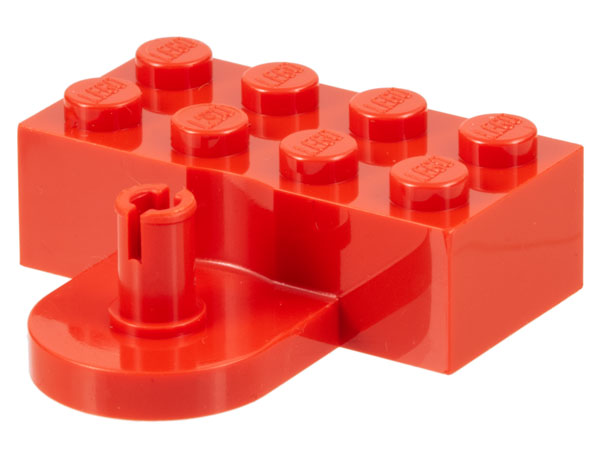 Lego 4 brique jaune 1/4 rond 60061 8484 10184/ 4 yellow brick modified 1/4 round 