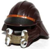 lego brown helmet