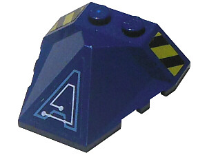 Wedge 4 x 4 x 1 1/3 Pyramid Center with Stripes and Exo