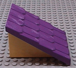 1x Lego Duplo Dach lila violett 4x4 Base gelb 2990 Winnie The Pooh 4860c04