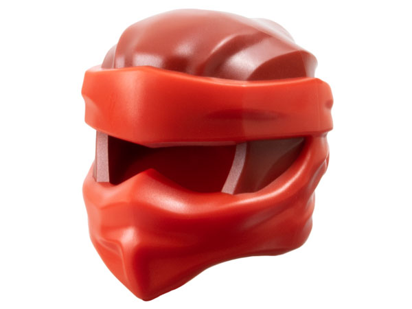 order B7♡ Minifigure, Headgear Ninjago Wrap Type 9 with Molded Red