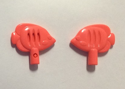 LEGO Parts NEW Pack of 2 Fish 49595c CORAL
