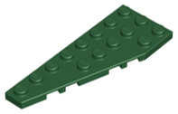LEGO Pair of Dark Blue 8x3 Wedge Plate Pieces 