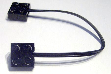 Cable LEGO Electric 9v Electric Brick 2 x 2 x 2/3 Pair with Wire 5306b 130 cm