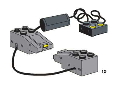 LEGO 9 V Volt Kabel Cable 5306 20 Studs 16cm Technic Train City Light & Sound 