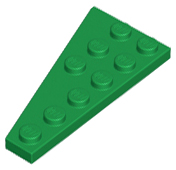 LEGO 20 x Flügelplatte rechts weiß White Wedge Plate 6x3 Right 54383 