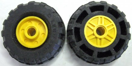 Lego ® lot x4 car wheel tire rim axle tire car wheel 55981+56891+47720 