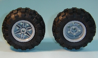 2x roue jante wheel 30.4 mm D Lego x 20 reinforced argent/f silver 56145 NEUF