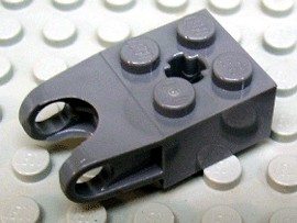 Lego 57910 2X2 brick w Ball Socket & Axlehole-TE-09-4 
