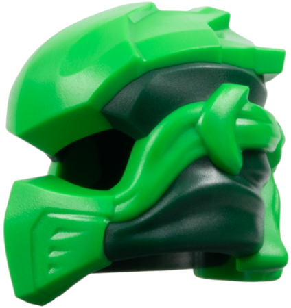 order B7♡ Minifigure, Headgear Ninjago Wrap Type 10 with Molded Bright