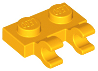 modifiziert GB LEGO® 10 x 60470b Platte 1 x 2 mit 2 Clip schwarz