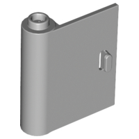 Door 1 x 3 x 3 Left - Open Between Top and Bottom Hinge : Part