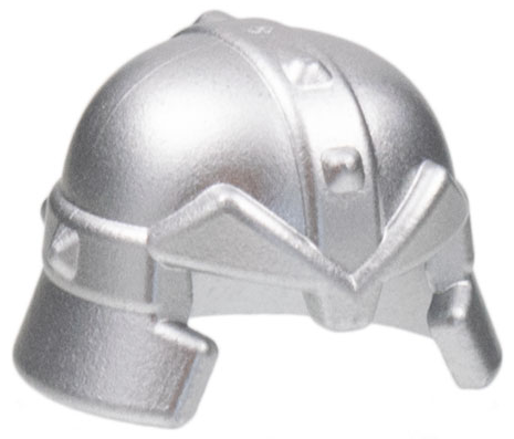 Minifigure, Headgear Helmet Castle with Cheek Protection and Studded Bands  (Dwarf) : Part 60748