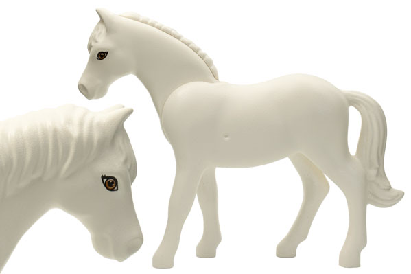 Lego 6171 Belville Animal Horse White Cheval Blanc Saddle selle bridle brid 5853